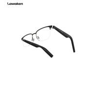 LAWAKEN AI Chat-City Executive Titanium AI Smart Audio Glasses, 128 Languages Real-Time Translation, AI Note for meeting summary, ChatGPT Voice Assistant, Hands-Free Wearable, Bluetooth, Lightweight F