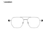 LAWAKEN City- Aviator AI Smart Glasses Standard Size 1pc Light Silver