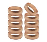 LAWALEISHE 10Pcs Copper Compression Olives,Tube OD Brass Sleeves Ferrules,Copper Ferrule Fitting Compression Fitting Assortment Kit for Air Water Gas Pipe (15mm)