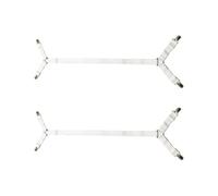 LAWALEISHE 2Pcs Sheet Clips, Sheet Holding Clips, Sofa Covers, Quilt Clips, Nylon Elastic Sheet Clips (White)