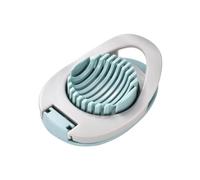 LAWALEISHE Egg Slicer with Stainless Steel Wire Egg Slicer,Multifunctional Egg Cutter,Heavy Duty Egg Cutter with Sharp Wire for Evenly Slicing Boiled Eggs Ham Banana and Strawberry (Green)