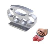 LAWALEISHE Meat Tenderizer, Hand Meat Hammer, Stainless Aluminum Meat Smasher & Meat Press, Metal Meat Mallet Kitchen Tool for Steak Chicken Fish BBQ Tenderloin