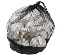 Lawei 12 Pack Standard Size Youth/Adult Baseballs Unmarked & Leather Covered Suit for Elders, Professional Players