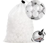 Lawei 300 PCS Sous Vide Cooking Balls, BPA Free 20mm Insulating Balls for Sous Vide, Vacuum Small Balls for Cookers Water Bath Cooking and Sous Vide Container, Reduces Heat Loss & Water Evaporation