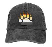 Lawenp Baseball Cap Gay Bear Pride Paw Denim Hats Adjustable Trucker Hats Dad Cap