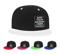 Lawenp Custom Trucker Hat Snapback Hats Men Women Hip Hop Personalised Hip Hop Hats Add Picture/Text Flat Baseball Caps