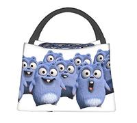 Lawenp Grizzly Bear and The Lemmings Tabodi Lunch Bag Insulated Reusable Lunch Box Portable Cooler Tote Bags for Boys Girls School Office Picnic Work Travel