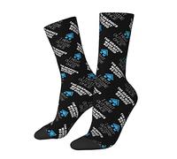 Lawenp I Went Outside Once No Good Graphic Socks, Funny Novelty Crew Socks Gift for Men Women Teen