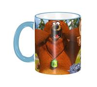 Lawenp Mug for Grizzly Bear and The Lemmings Tabodi 3D Sculpted Ceramic Coffee Mug Tea Cup - Bone China Mug - 330ml