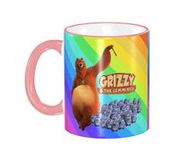 Lawenp Mug for Grizzly Bear and The Lemmings Tabodi 3D Sculpted Ceramic Coffee Mug Tea Cup - Bone China Mug - 330ml