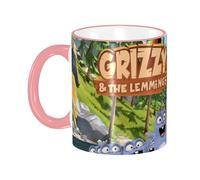 Lawenp Mug for Grizzly Bear and The Lemmings Tabodi 3D Sculpted Ceramic Coffee Mug Tea Cup - Bone China Mug - 330ml