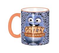 Lawenp Mug for Grizzy and The Lemmings Coffee Cup Funny Birthday or Christmas Mom Gift 11 oz Coffee Mug Color Edge Ceramic Mug