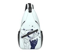 Lawenp Sling Bag Tarot Magic Boho Hand Moon Witch Hiking Daypack Crossbody Shoulder Backpack Travel Chest Pack for Men Women