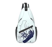 Lawenp Sling Bag Tarot Magic Boho Hand Witch Mystic Hiking Daypack Crossbody Shoulder Backpack Travel Chest Pack for Men Women