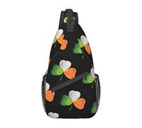 Lawenp St. Patrick's Day Sling Bag Hiking Daypack Crossbody Shoulder Backpack Travel Chest Pack for Men Women