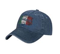 Lawenp Vintage Baseball Cap, Unisex Italia Italy Italian Flag Adjustable Baseball Hats Classic Navy