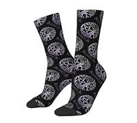 Lawenp Wiccan and Pagan Sacred Socks, Funny Novelty Crew Socks Gift for Men Women Teen