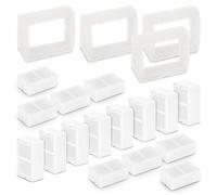 Lawfery Replacement Cat Fountain Filters for Ceramic Cat Water Fountain, 16 Carbon Filters and 4 Pre-filter Sponges (16+4)