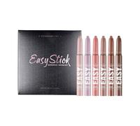 Lawless Makeup Eyeshadow Stick Set Colored Contouring And Highlight Eyeshadow Stick Eyeshadow Long Lasting High Pigmented Shadow 2ml/6pcs Makeup Palettes (A, One Size)