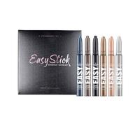 Lawless Makeup Eyeshadow Stick Set Colored Contouring And Highlight Eyeshadow Stick Eyeshadow Long Lasting High Pigmented Shadow 2ml/6pcs Makeup Palettes (E, One Size)