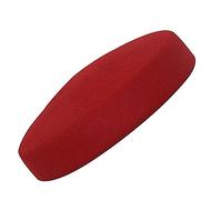 Lawliet Circle Wool Felt Pillbox Beret Hat Millinery Fascinator Base Craft A215, Red, One Size