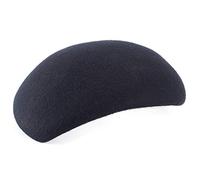 Lawliet Womens Wool Blocked Felt Tilt Hat Cocktail Fascinator Untrimmed Pillbox Base A597 (Black)