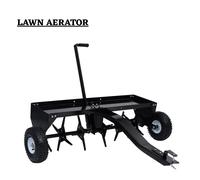 Lawn Aerator for Ride-on Mower Time Dethstcher Scarifier Gardening Tool vidaXL