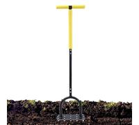 Lawn Aerator | Manual Lawn Thatching Tip with T-Handle - Core Soil Decompactor, Suitable for Garden, Outdoor, Nursery, Yard, Backyard and Backyard