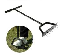 Lawn Aerator Spike Soil Roller Gardening Tool Grass Rolling Steel