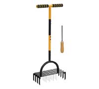 Lawn Aerator Tool - Grass and Soil Aerator for Lawn & Yard Care | Manual Yard Aerator Tool | Handheld Soil Loosening Garden Yard Farm Patio Greenhouse Vegetable Field