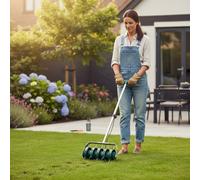 Lawn Aerator Tool with Spikes 30cm Working Width