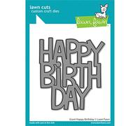 Lawn Cuts Custom Craft Die-Giant Happy Birthday