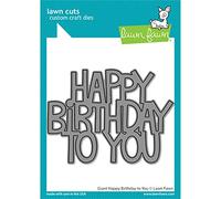 Lawn Cuts Custom Craft Die-Giant Happy Birthday