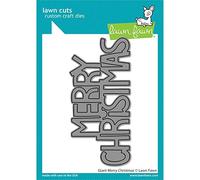 Lawn Cuts Custom Craft Die-Giant Merry Christmas