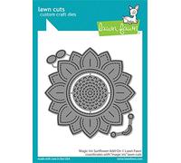 Lawn Cuts Custom Craft Die-Magic Iris Sunflower Add-On
