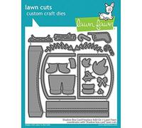 Lawn Cuts Custom Craft Die -Shadow Box Card Fireplace Add-On