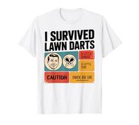 Lawn Darts Survivor Yard Darts Player 1970s Nostalgic T-Shirt