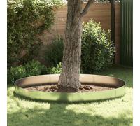 Lawn Edging 10pcs Silver Galvanised Steel 100x25cm Outdoor Modern Garden Border