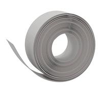 Lawn Edging Grey 10 m Long 20 cm High Polyethylene Flexible Flexible for Flower Bed Border, Mowing Edge, Flower Bed Edging, Path Limiting and Lawn Border in the Garden