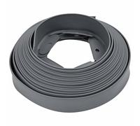 Lawn Edging Grey Plastic 5000 x 4 x 5 cm Flexible for Garden, Bed, Lawn, Meadow and Hedge with Nails for Easy Installation and Weatherproof Material for Well-groomed Outdoor Areas