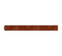 Lawn Edging Pack of 10 10 x 103 cm Flexible Corten Steel, Weatherproof Flower Bed Border as Root Barrier for Garden, Patio, Front Garden and Landscaping with Mowing Edge and Path Boundary