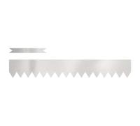 Lawn Edging Pack of 10 Silver Stainless Steel 100 x 0.05 x 15 cm Weatherproof Flexible Flexible Plug-In System for Garden Flower Bed Border Mowing Edge Path Border Patio Landscaping