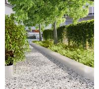 Lawn Edging Pack of 10 Stainless Steel 25 x 103 cm Flower Bed Edging Flexible Flexible Plug-In System Weatherproof for Garden Lawn Bed Path Border Patio Landscaping Separation