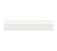 Lawn Edging Pack of 30 White Steel 103 x 0.05 x 22 cm, Weatherproof Flower Bed Border, Flexible Mowing Edge for Garden, Path Limiting, Palisade and Borders, Robust Separation for Lawn, Patio