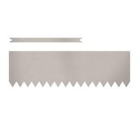 Lawn Edging Pack of 50 Rusty Weatherproof Steel 100 x 0.05 x 30 cm Garden Flower Bed Edging Mowing Edge Flower Bed Border Path Boundary Palisade for Patio Walkway Garden Design
