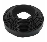 Lawn Edging Plastic Black 2000 x 4 x 5 cm Garden Border Flexible with 60 Nails for Bed Lawn Meadow Shrub Plant Weatherproof UV Resistant Easy Installation for Outdoor Use