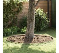 Lawn Edging Silver Galvanised Steel 450 x 10 cm Flexible Outdoor Landscape Edge