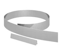 Lawn Edging Silver Galvanised Steel 450 x 10 x 0.05 cm Flexible Flexible Weatherproof for Garden Patio Flower Bed Edging Mowing Edge Path Limiter Palisade