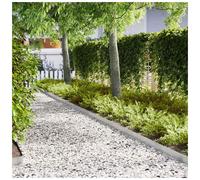 Lawn Edging Stainless Steel 100x15cm Cold Rolled Steel 20pc Garden Border Heavy