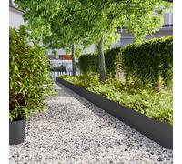 10 Pcs Lawn Edgings Garden Edging Outdoor Grass Border Cold-Rolled Steel vidaXL